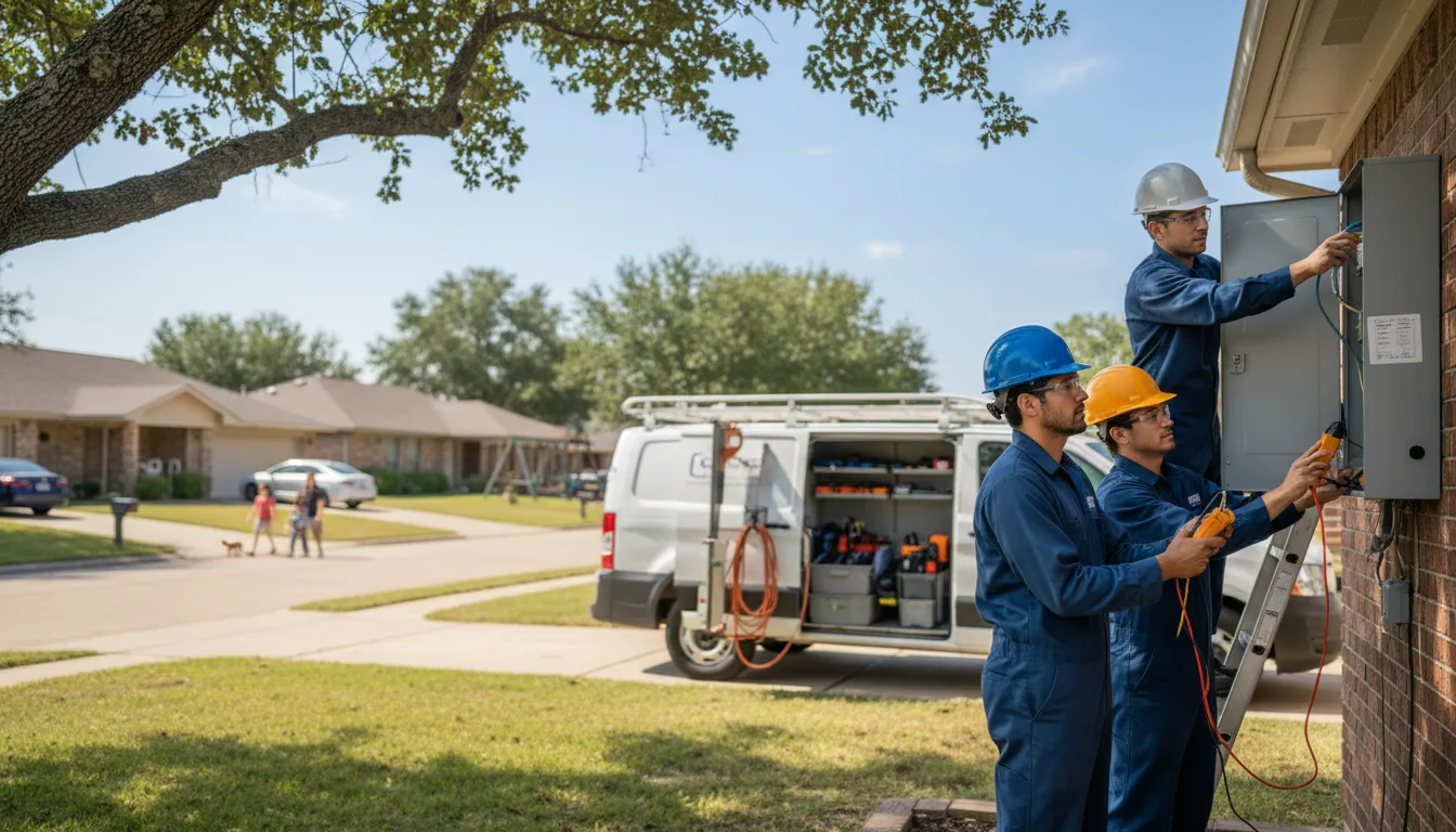 Certified electrician providing emergency electrical services in Fruitland, IA